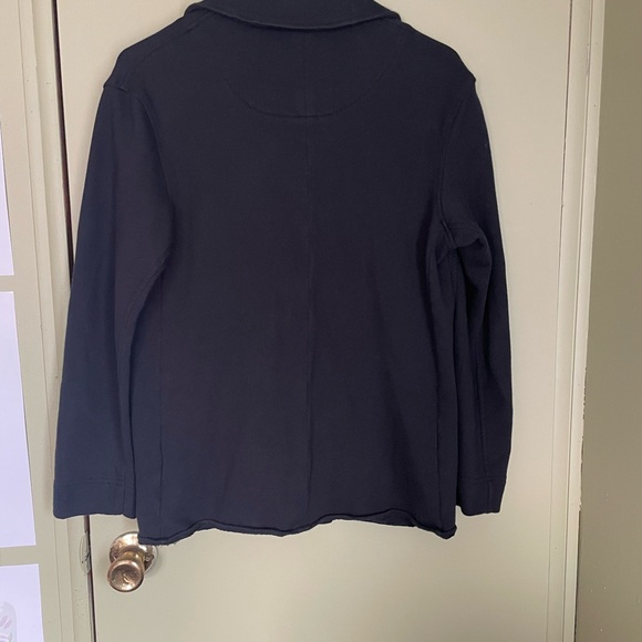 Aerie Women's Black Cotton Blazer Jacket - Picture 5 of 7